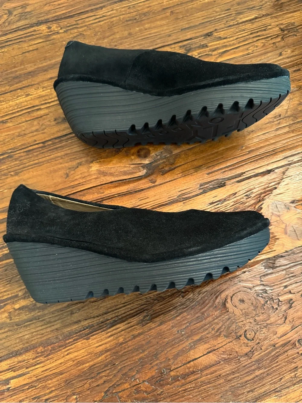 Fly London rubber wedge